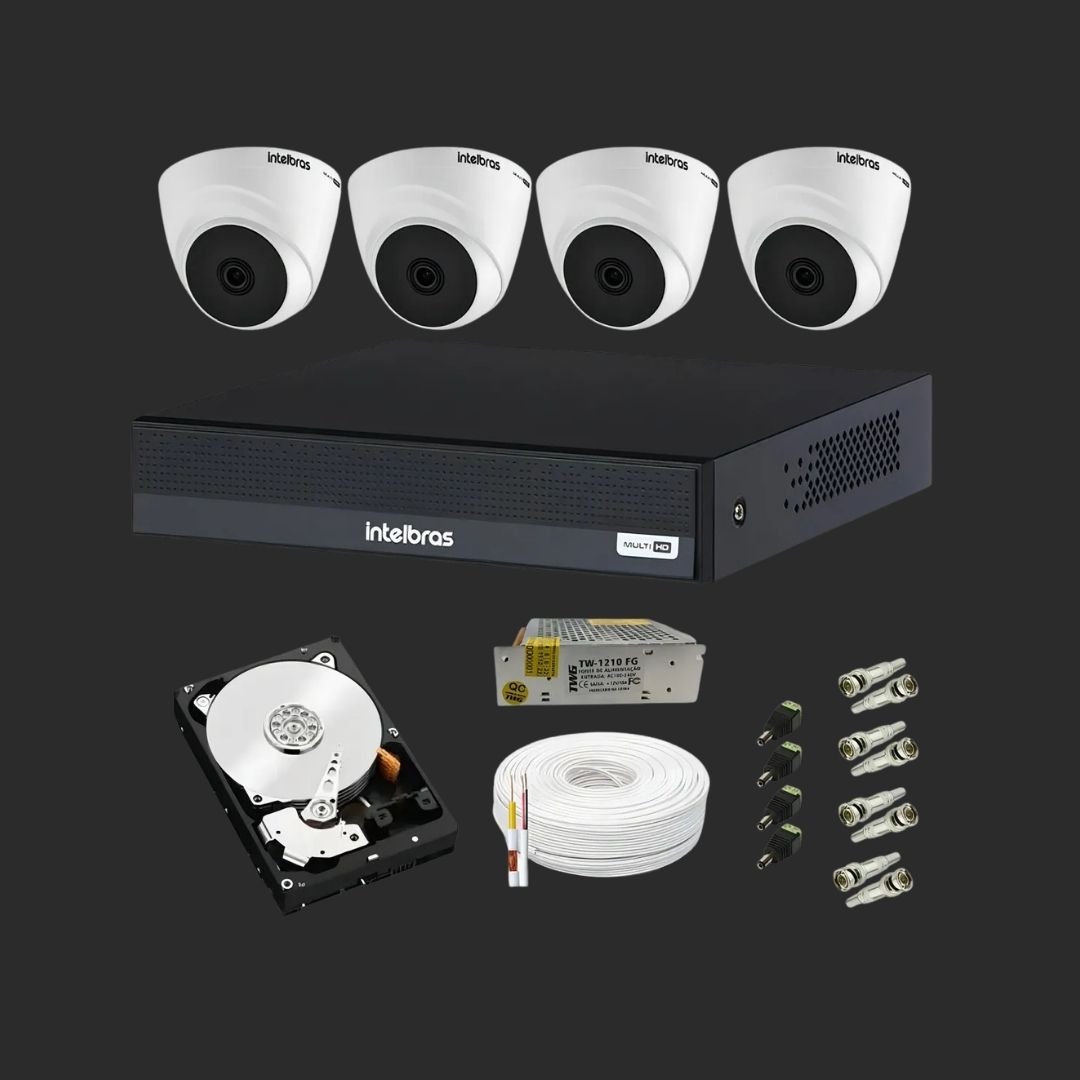 Kit 2 de segurança eletrônica