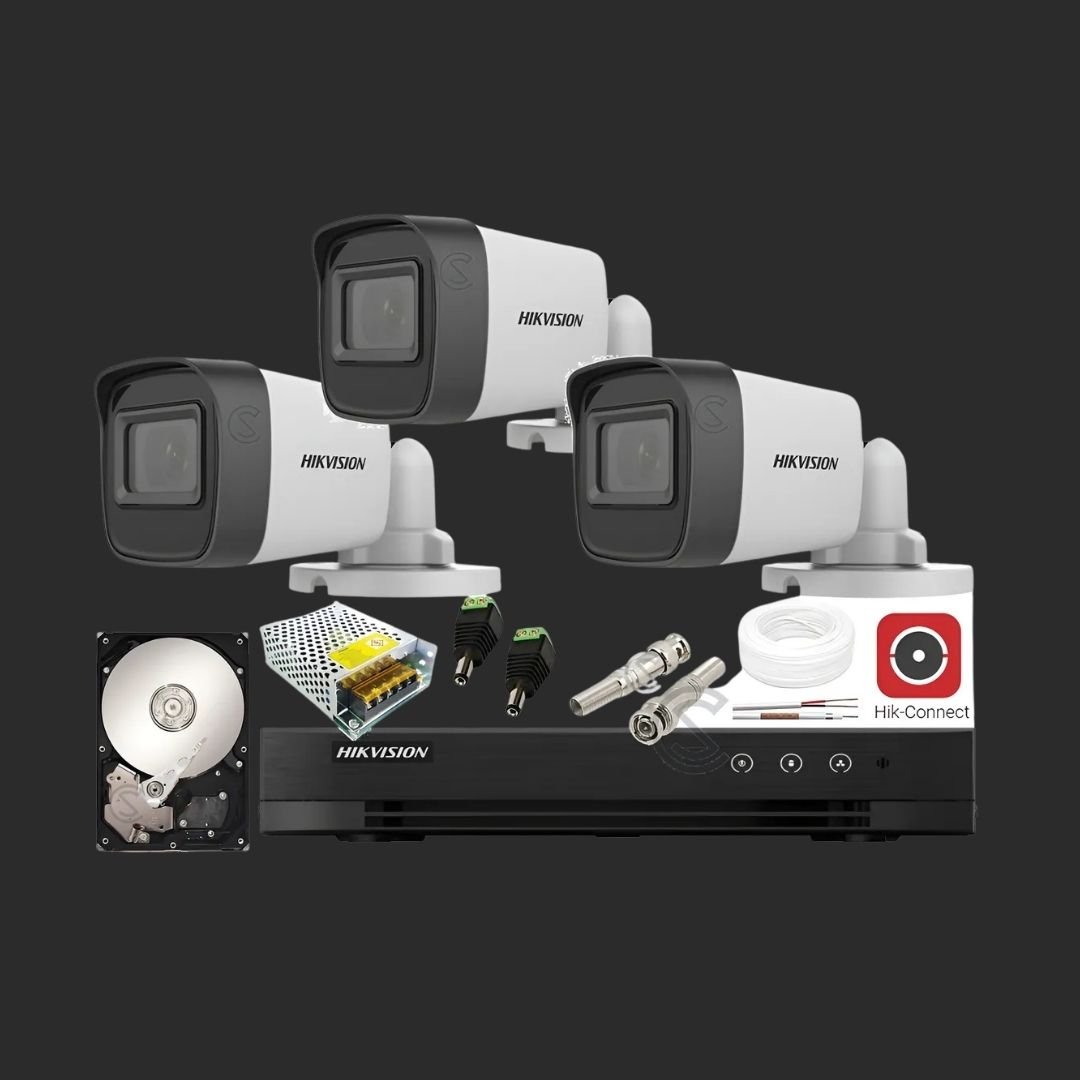 Kit 3 de segurança eletrônica