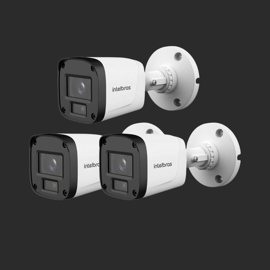 Kit 4 de segurança eletrônica