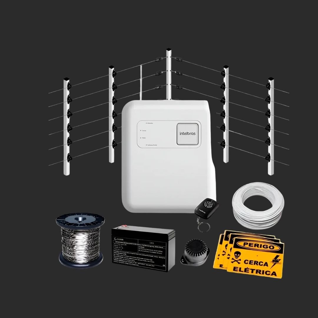 Kit 6 de segurança eletrônica